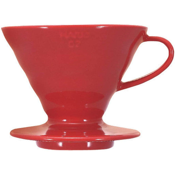 ハリオ V60 セラミックコーヒードリッパー 1～4杯用 レッド
