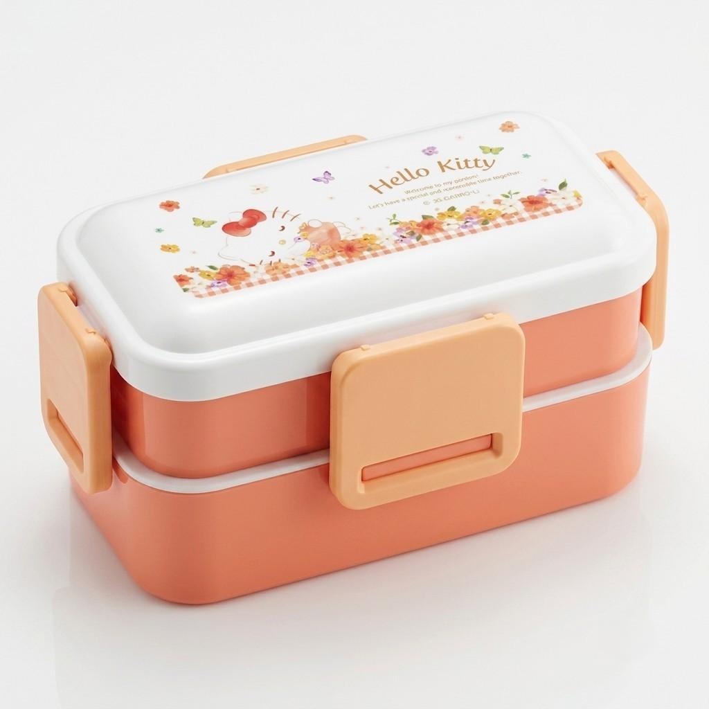 ハローキティ ピンクドーム型ランチボックス 2段弁当箱 600ml