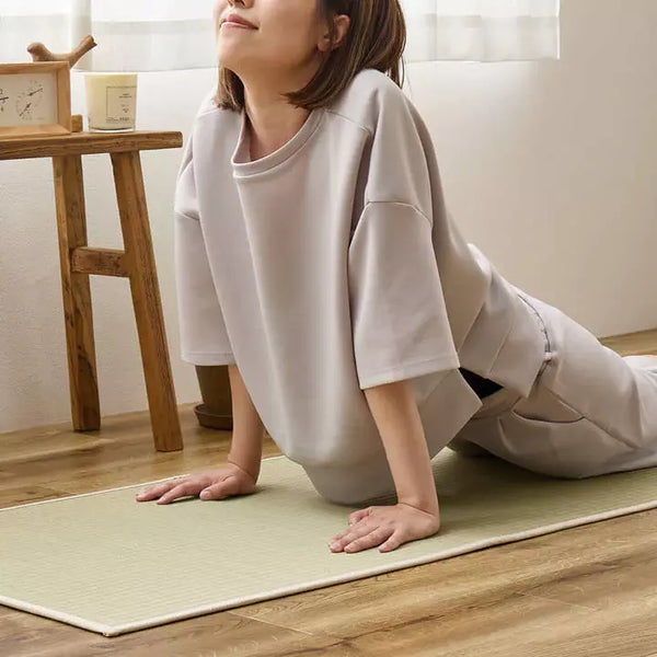 イケヒコ 畳 ヨガマット しろいろ 天然い草 い草 190cm