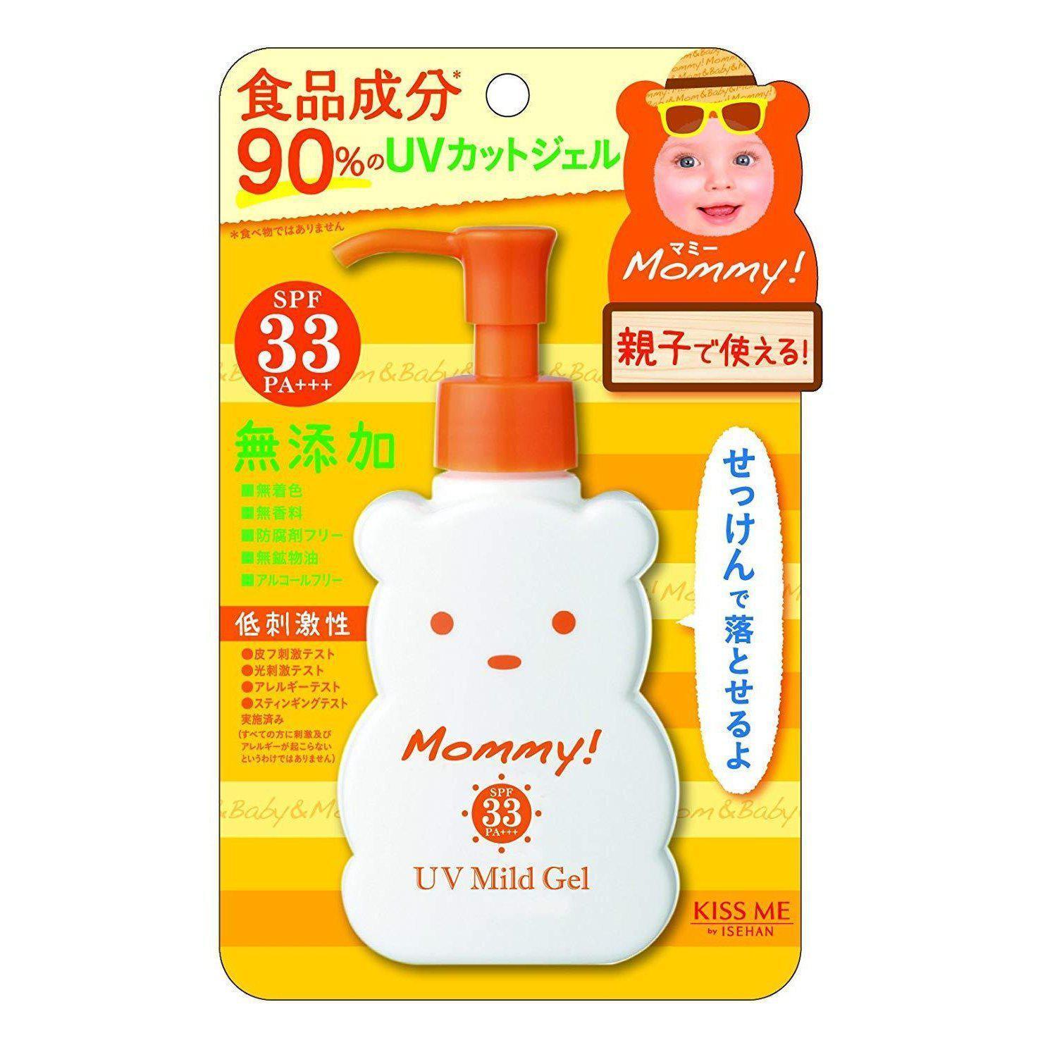 伊勢半 キスミーマミー UVマイルドジェル SPF33 PA+++ 100g