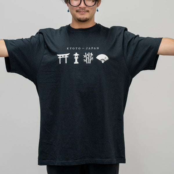 J Taste 京都グラフィックTシャツ ブラック
