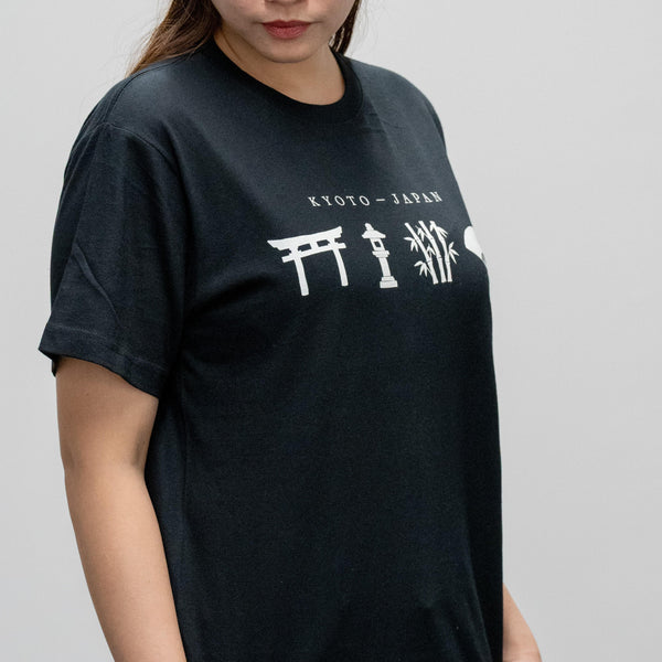 J Taste 京都グラフィックTシャツ ブラック