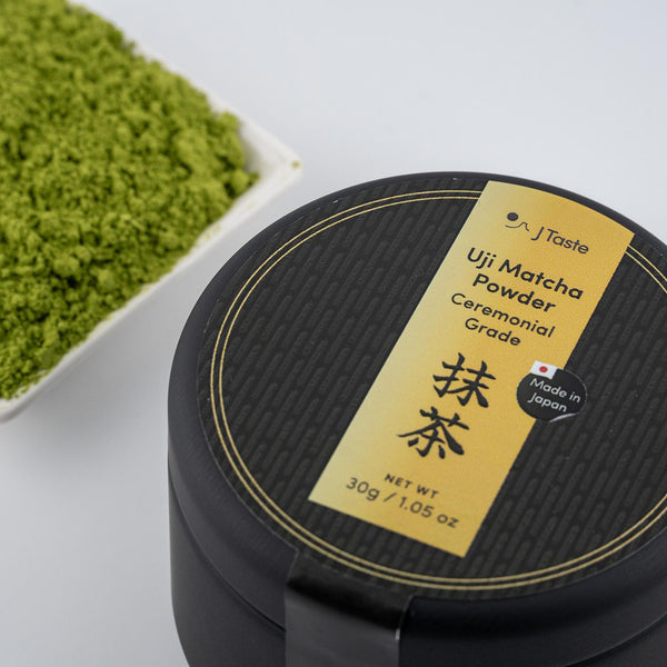 J Taste プレミアム 石臼挽き 宇治抹茶 粉末 茶道用 30g