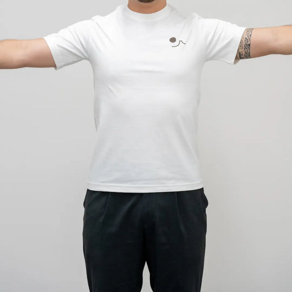 J Taste 芸者と侍の抹茶Tシャツ ホワイト