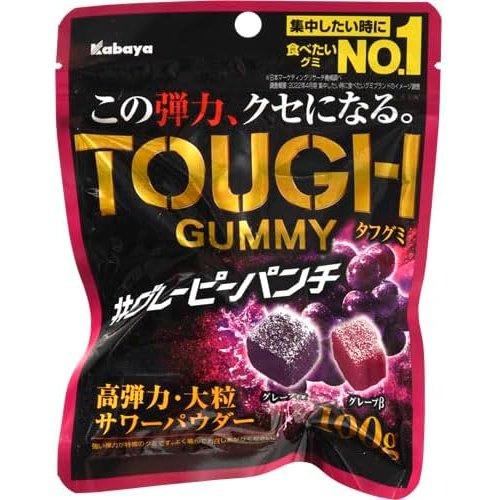 カバヤ タフグミ アルファ＆ベタ グレープもちもちグミ 100g