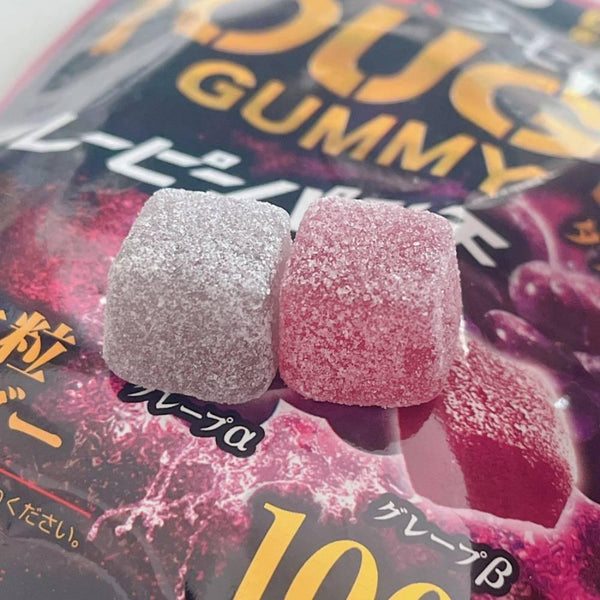 カバヤタフグミα＆βグレープチューイングミ 100g（6個入り）