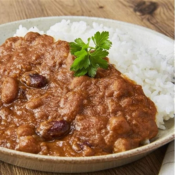 カゴメ スリービーンズカレー 植物性ヴィーガンインスタントカレー（3個パック）