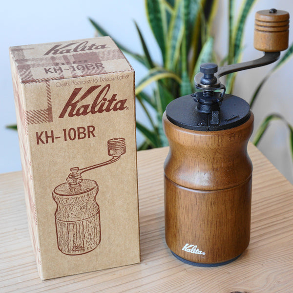 カリタ 手動コーヒーグラインダー ヴィンテージ 木製コーヒーミル KH-10