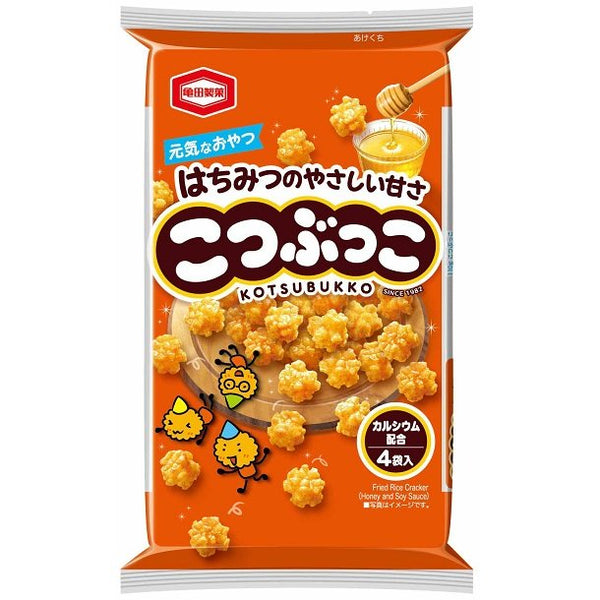 亀田 こつぶっこ 甘みつ揚げせんべい 110g (3個入り)