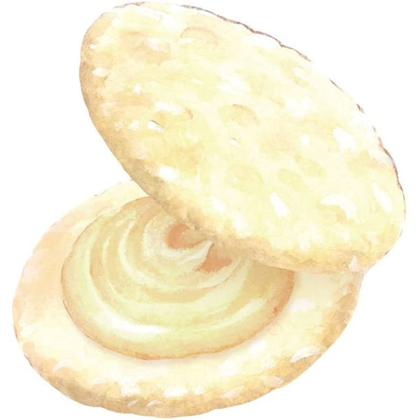 亀田製菓 白いふうせん ミルククリーム入りソフトせんべい（3枚入り）