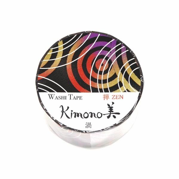 上磯着物和紙テープ 禅渦柄マスキングテープ