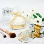 カミイソモンデ 和紙テープ 銀箔レース 花柄 透明テープ 35mm