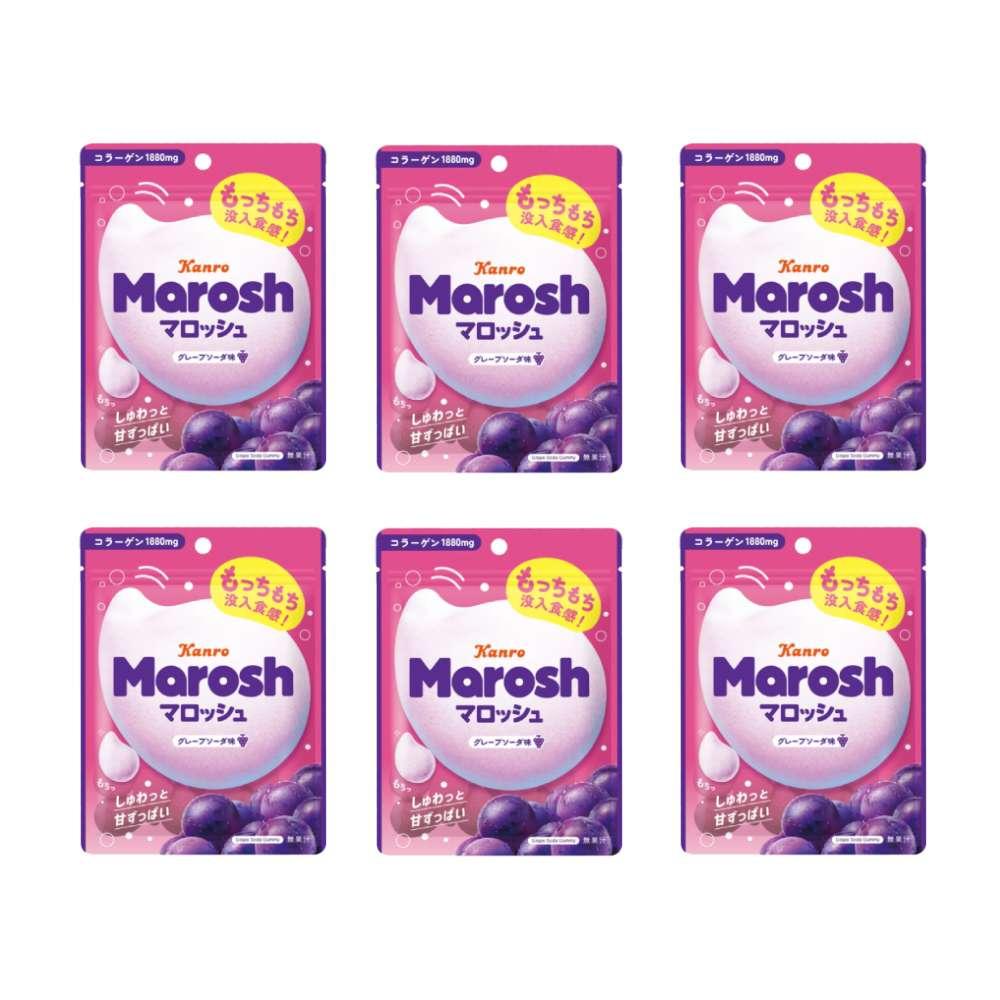 カンロ マロッシュ グレープソーダ味 50g（6個入り）