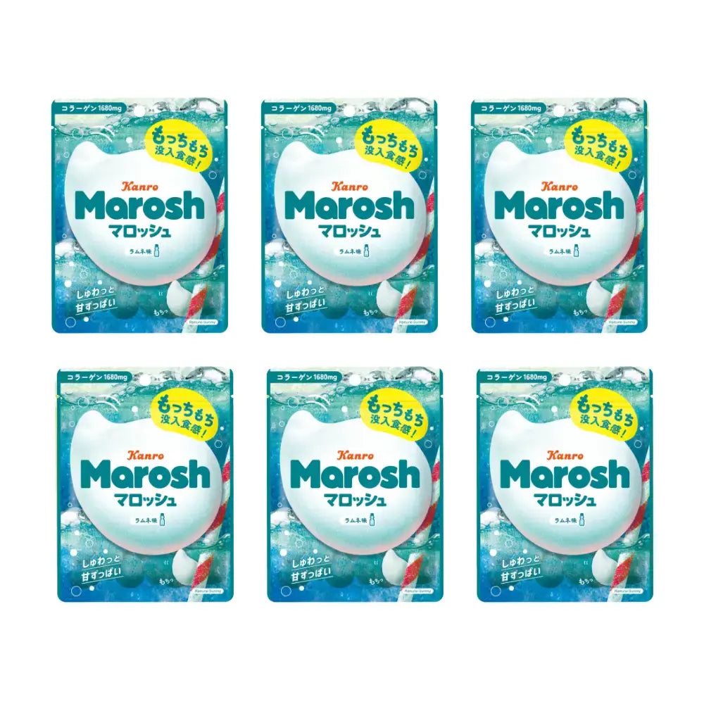 カンロ マロッシュ ラムネソーダ味 50g（6個入り）