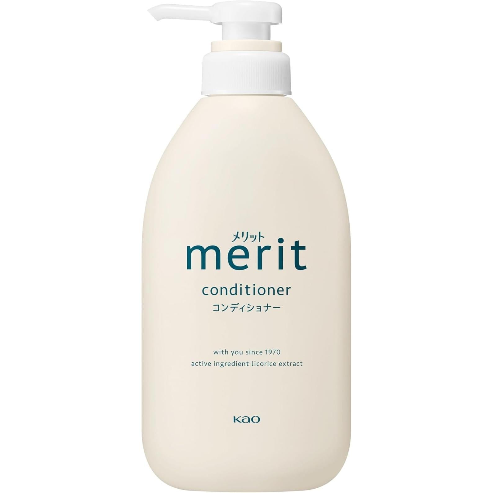 花王 メリット パラベンフリー コンディショナー すこやかな頭皮のために ポンプボトル 450ml