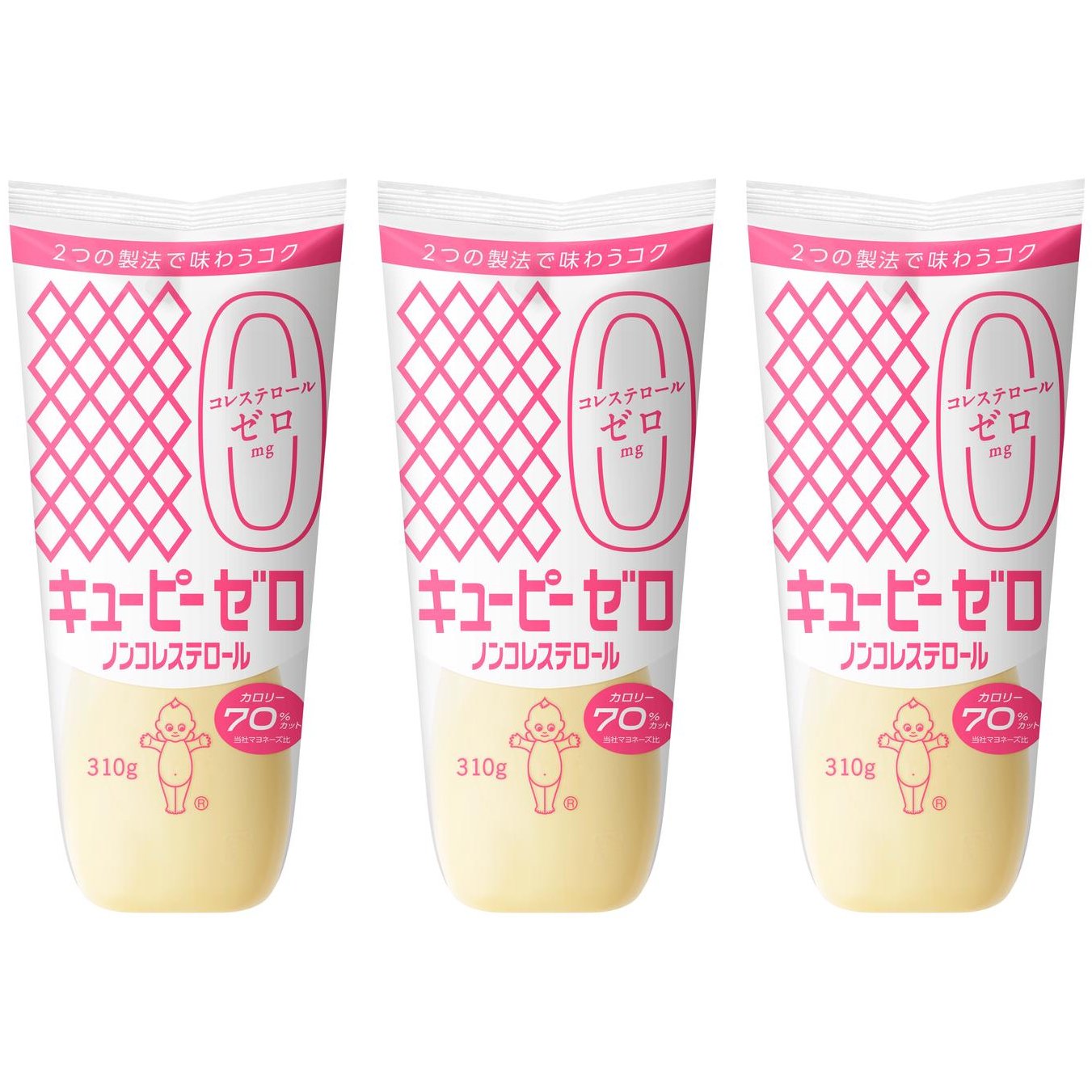 キューピー コレステロールフリーマヨネーズ 和風マヨネーズ（3個入り）