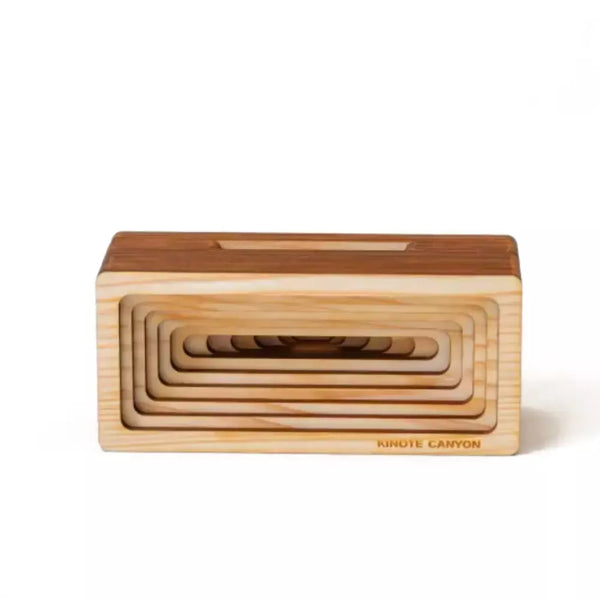 木の手渓谷 無電源杉スピーカー＆スマホスタンド