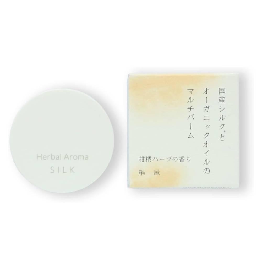 絹屋 多目的保湿シルクバーム エッセンシャルオイル配合 8.5g