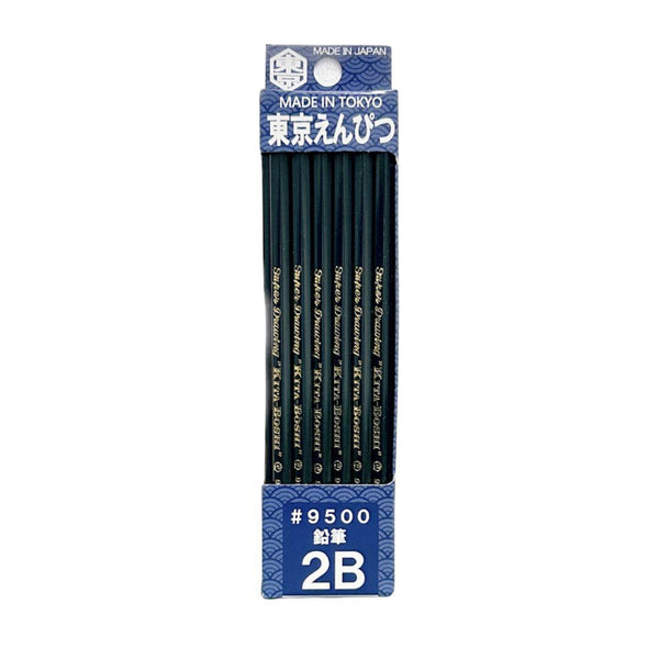 北星 東京鉛筆 2B 9500 描画・濃淡用 12本
