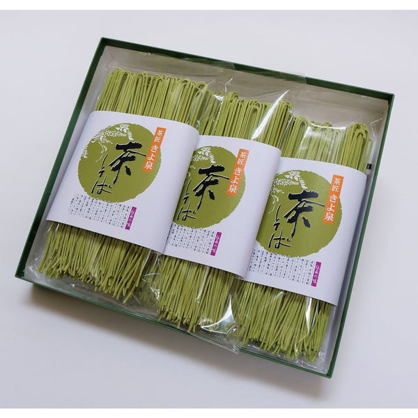 清泉 宇治抹茶 本格緑茶そば 6食