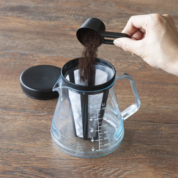 Kogu 割れにくいコールドブリューコーヒーサーバー（フィルター付き） 700ml
