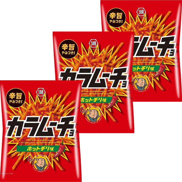湖池屋 カラムーチョ ホットチリ スパイシーポテトスティック 97g (3袋入り)