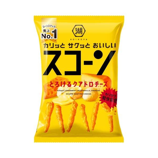 湖池屋 スコーン とろけるチーズコーンチップス 73g（3袋入り）