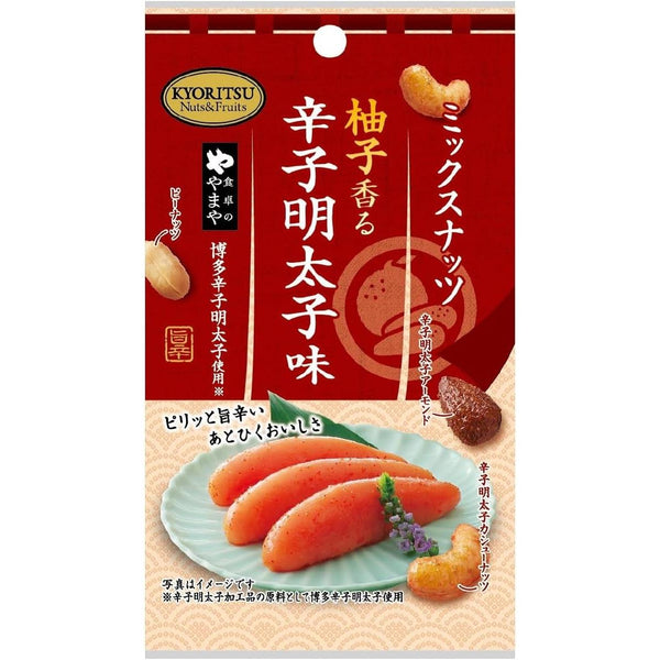 共立 ミックスナッツ 辛子明太子と柚子風味 25g（6個入り）