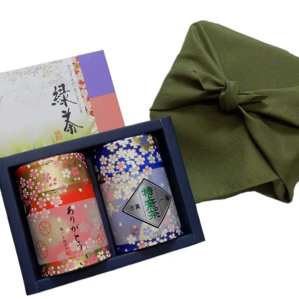 京都宇治抹茶セット 初摘み煎茶＆玉露 ギフトセット