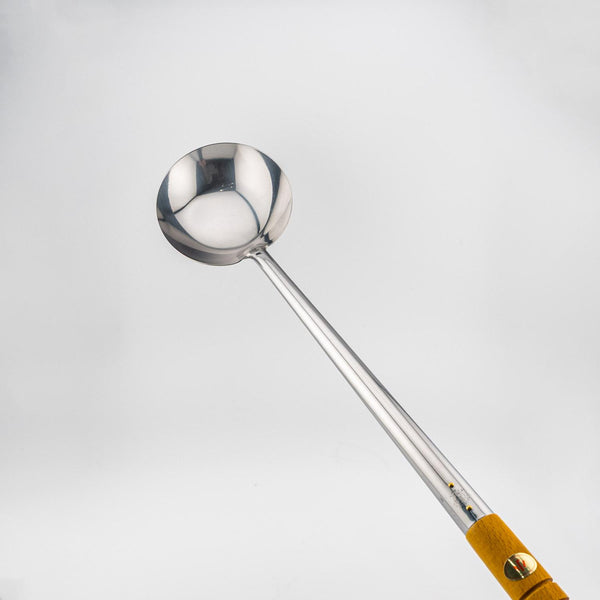 軽量日本製ステンレス製中華鍋用レードル（容量160ml）⌀110mm