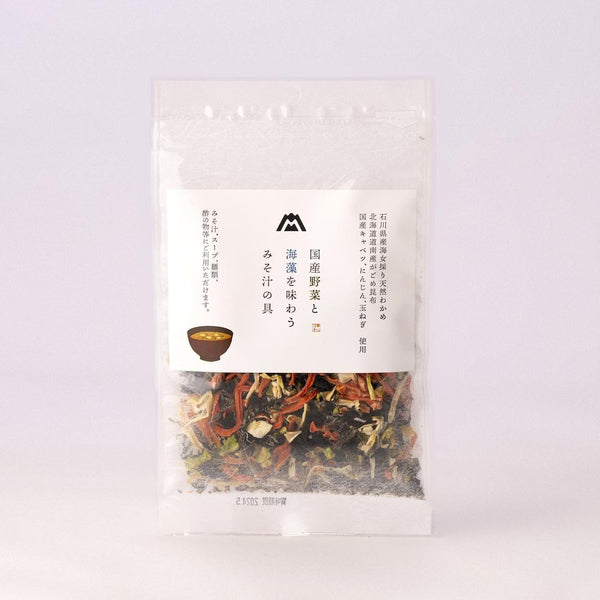 まつのお 乾燥野菜とわかめのミックス みそ汁用 30g（3個入り）