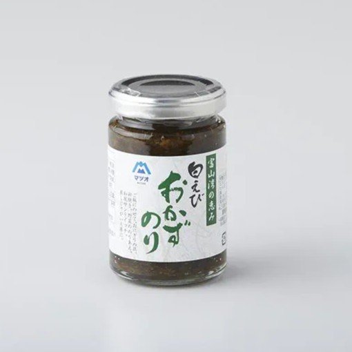 松尾天然佃煮 白えび昆布のり 140g