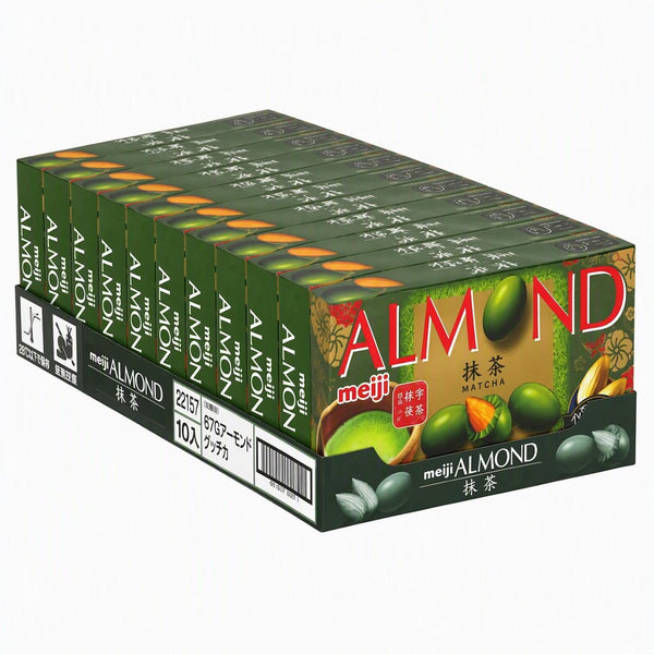 明治 アーモンドチョコレート 宇治抹茶 67g×10箱