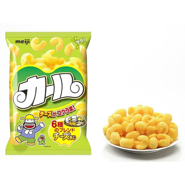 明治 カールチーズカール コーンパフ スナック 64g