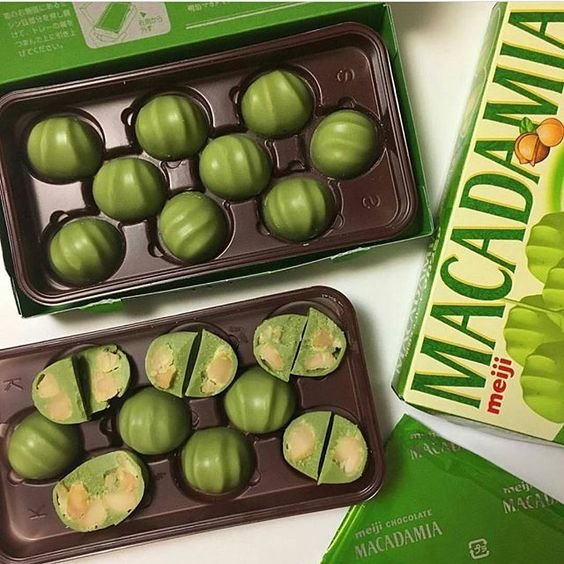 明治 抹茶チョコレートマカダミアナッツスナック 9個