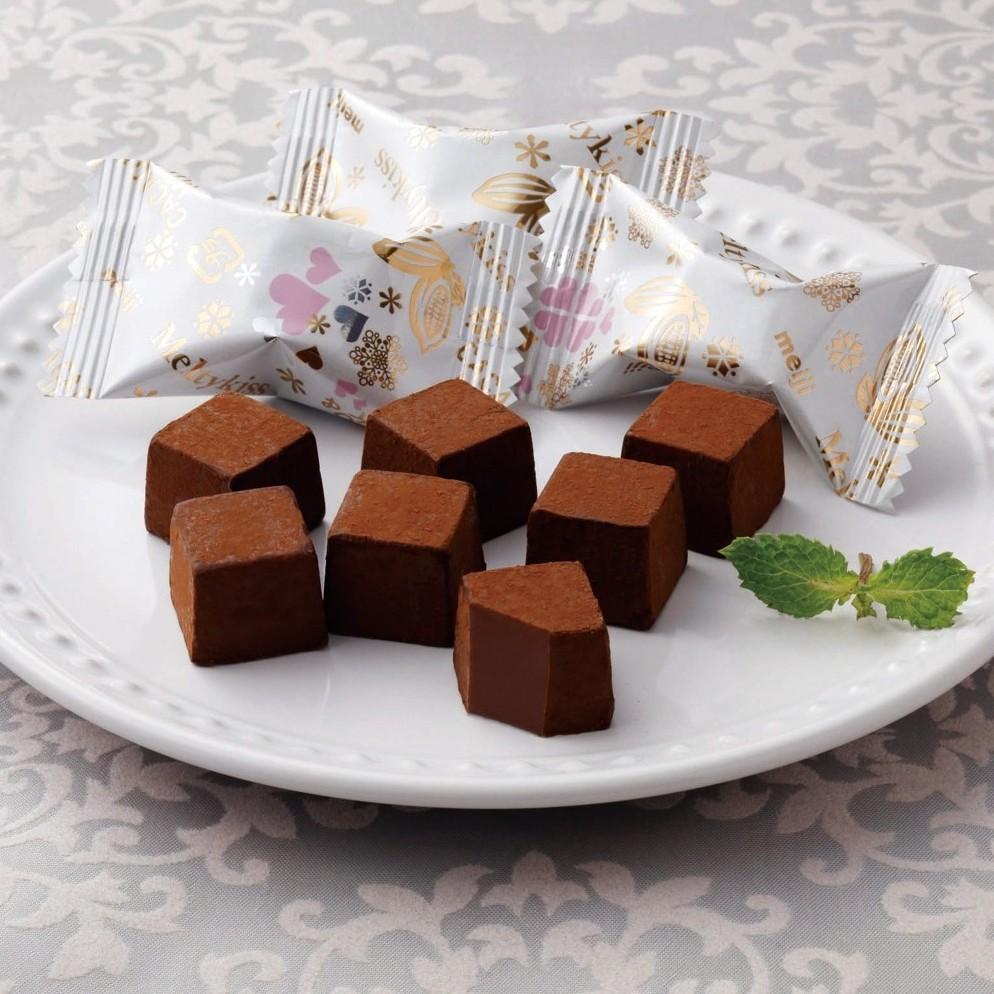 チョコレート菓子セット(メルティーキッス、紗々、トッポ、チョコベビー) メルティーキッス プレミアムチョコレート とろけるチョコキューブ 52g
