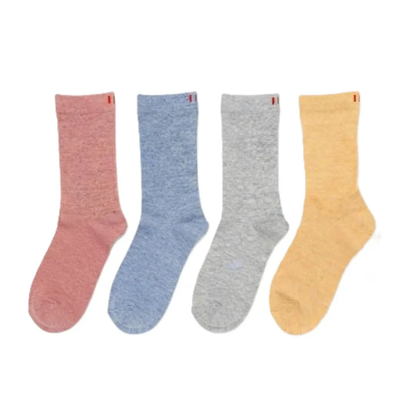 MinaFit コットンストレッチ クルーソックス ユニセックス ワンサイズ（22～29 cmに対応）