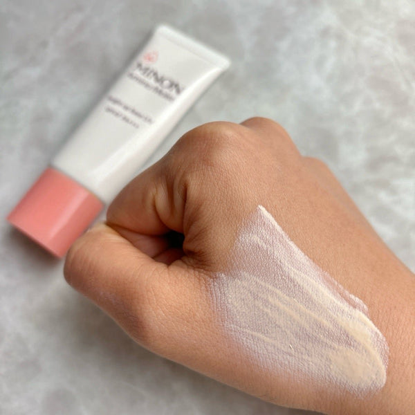 ミノン アミノモイスト ブライトアップベースUV 敏感肌用 化粧下地 25g
