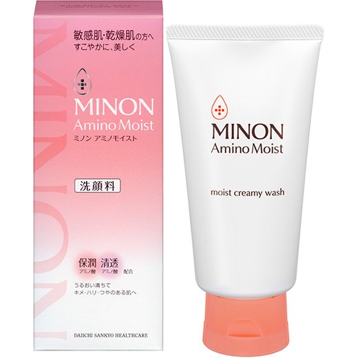 ミノン アミノモイスト クリーミィウォッシュ 洗顔フォーム 敏感肌用 100g