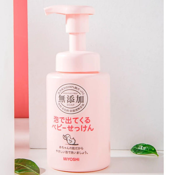 ミヨシ石鹸 ベビー泡洗顔料 無添加 ポンプボトル 250ml