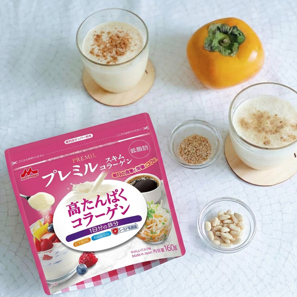 森永 低脂肪高たんぱくスキムミルクコラーゲンパウダーミックス 160g
