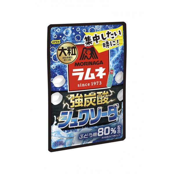 森永ラムネ 強炭酸キャンディ スパークリングソーダ味 25g