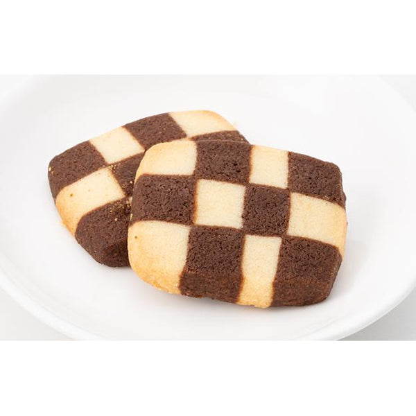 ミスターイトウ コンフェッティ クランブリー ココア＆バター クッキー チェッカー柄 8個入り。