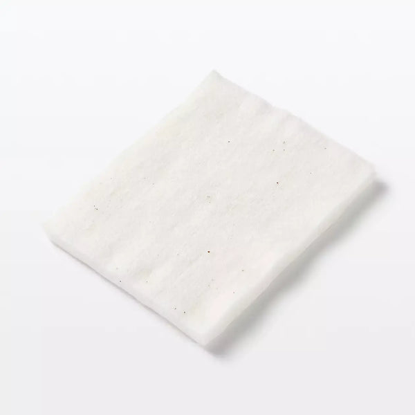 無印良品 カットコットン エクリュ 無漂白 フェイスコットンパッド 大 90x70mm 88枚入り。