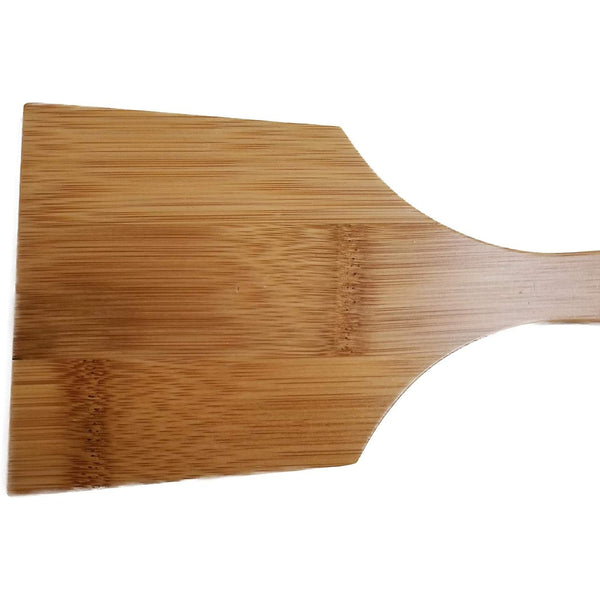 小柳 天然煤竹製スパチュラ 幅広竹製キッチンターナー 28cm