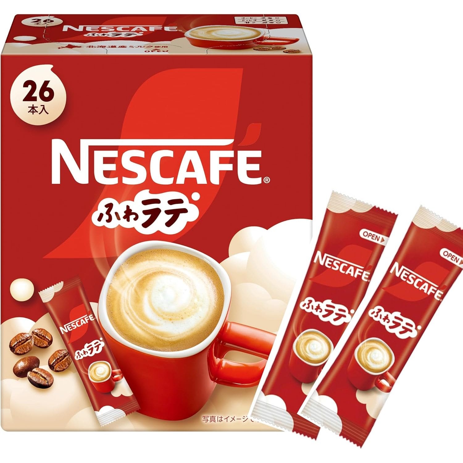 ネスカフェ フォーミーラテ インスタントコーヒー パケット クリーミーカフェラテ 26 個入り
