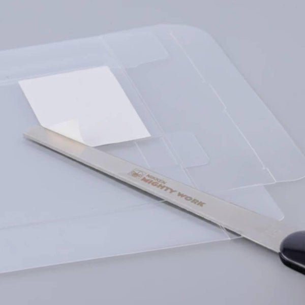 ニッケン フレキシブルペーパーナイフ ステンレス刃 安全キャップ付き 220mm