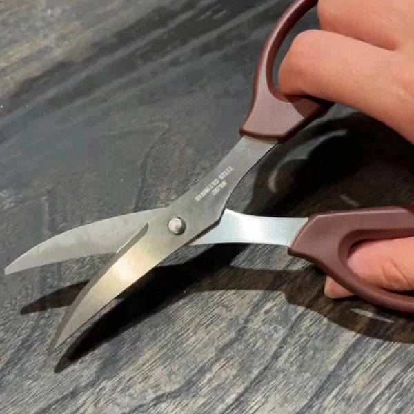 ニッケン 革鋏 強力型 布・皮革用 180mm