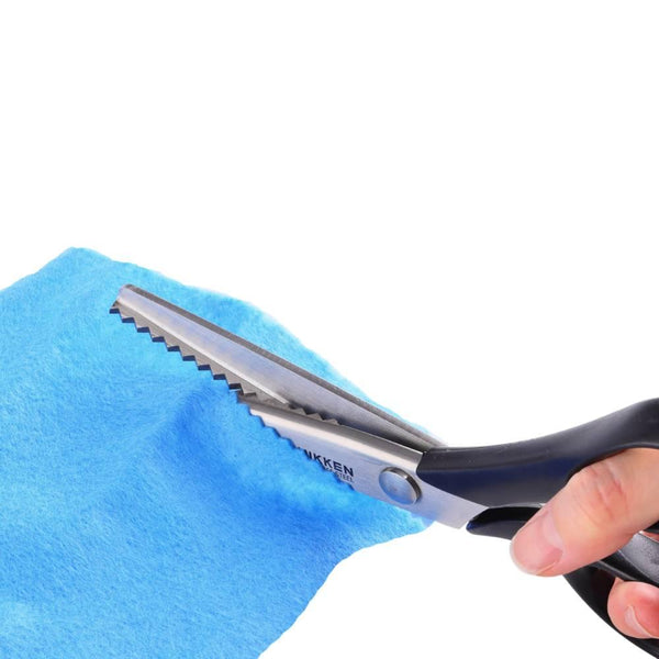 ニッケン ピンキング鋏 ジグザグ刃 布用はさみ 215mm