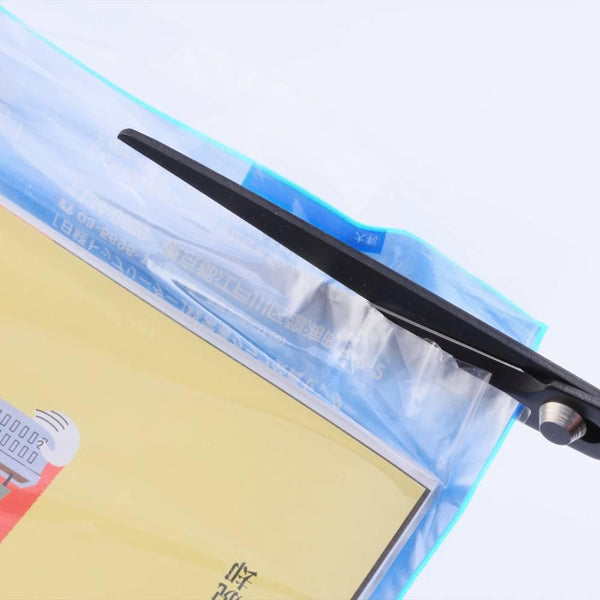 ニッケン スマートシザーズ ノンスティックオフィス用ハサミ（カッター付き）200mm